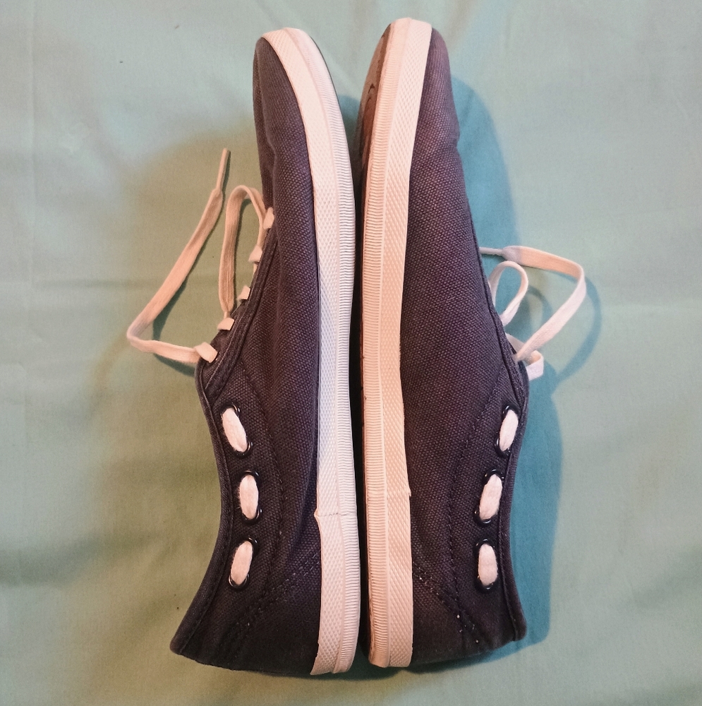 💙🤍 EUC Womens Cabin Creek Slate Blue Boat Shoes Size 8.5 Casual Comfortable - Picture 2 of 4